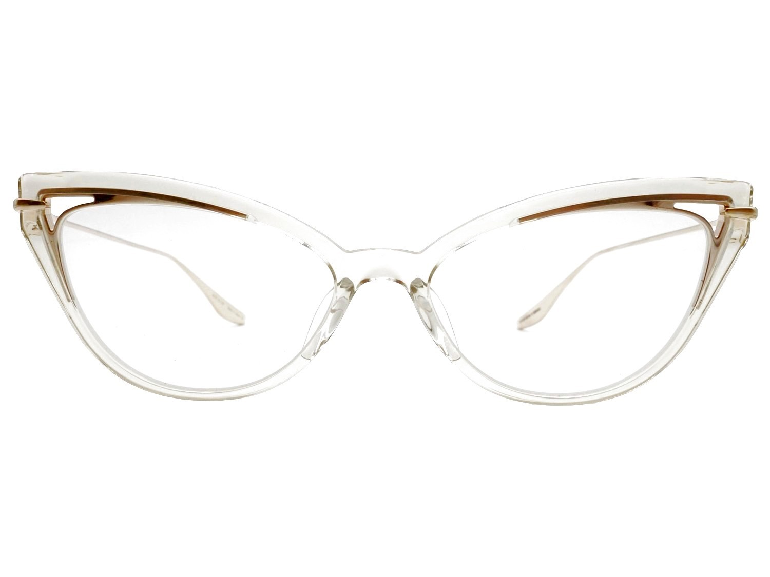 Dita Artcal white rose crystal-rose gold