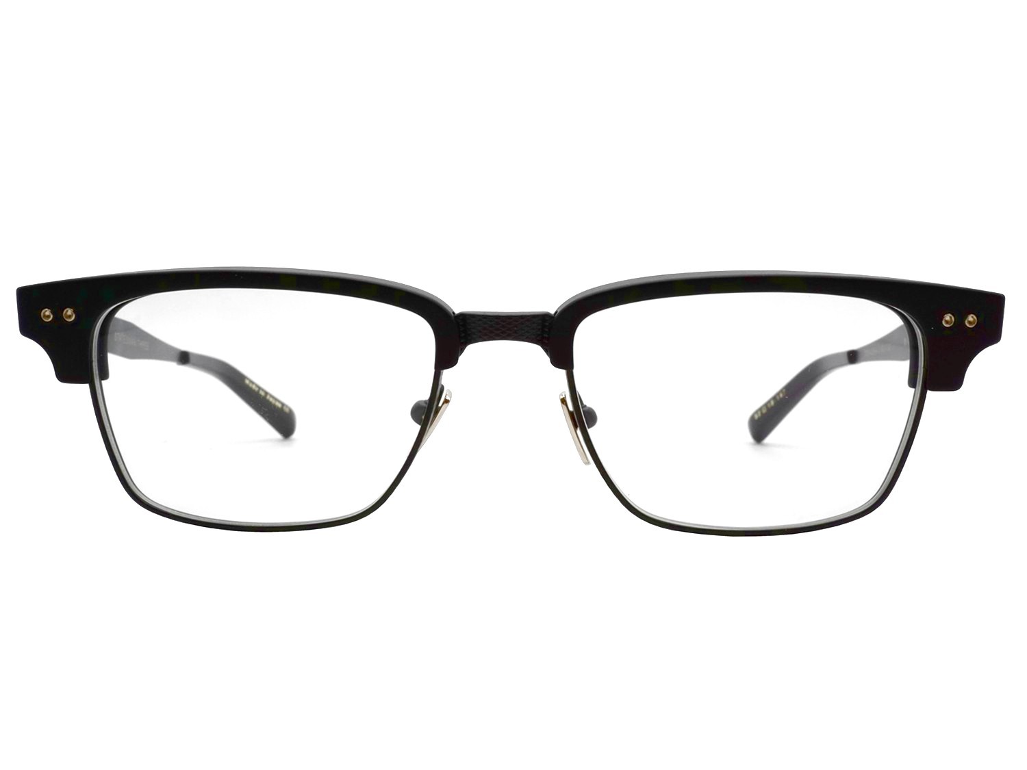 Dita Statesman three matte black w.gold rivets and hinges