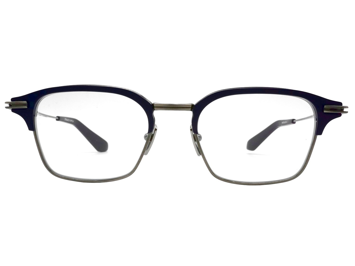 Dita Typographer matte navy-antique silver w.clear