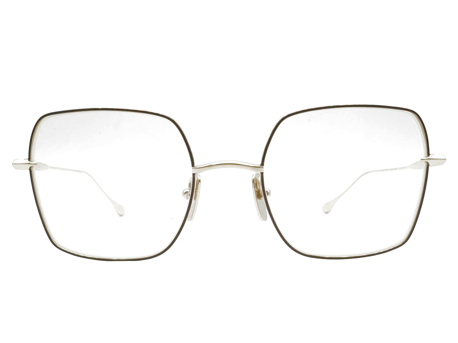 Dita Cerebal black rhodium-white gold